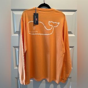 Vineyard Vines Men’s Size M Orange Long Sleeved T-shirt